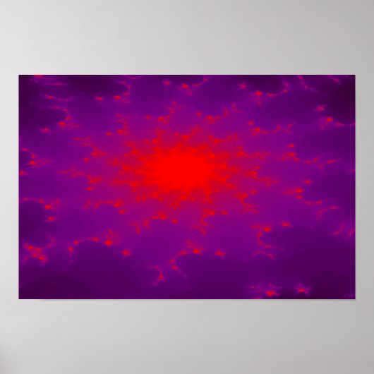 Brandend sterrenstelsel print (Voorkant)