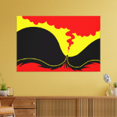 Brandend verlangen 2 canvas afdruk (Insitu (Woonkamer))