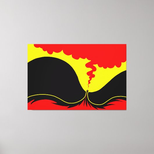 Brandend verlangen 2 canvas afdruk (Voorkant)