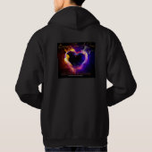 Brandend voor een zuiver gekookt overhemd hoodie (Achterkant)