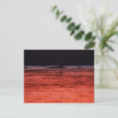 Brandend water briefkaart (Staand voorkant)