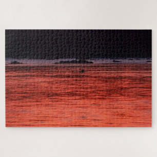 Brandend water legpuzzel