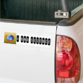 Brandende aarde, = BAD WETENSCHAP Bumpersticker (Op Truck)