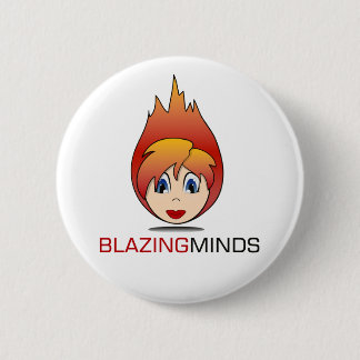 Brandende Badges! Ronde Button 5,7 Cm