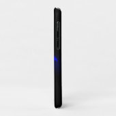 Brandende Blauwe Roos Case-Mate iPhone Case (Achterkant/links)