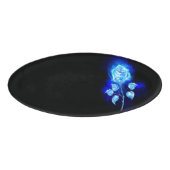 Brandende Blauwe Roos Naambadge (Voorkant)
