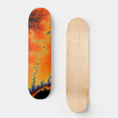 Brandende breuklijn skateboard (Voorkant)