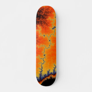 Brandende breuklijn skateboard