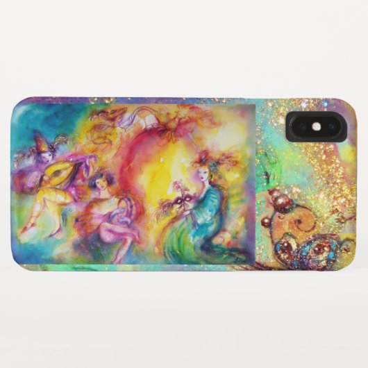 BRANDENDE CARNIVAL / Venetiaanse Maskerade Dans Case-Mate iPhone Case (Achterkant (horizontaal))