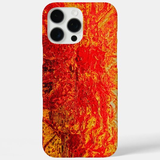 brandende explosie op de printplaat Case-Mate iPhone case (Achterkant)