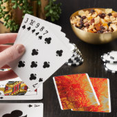 brandende explosie op de printplaat pokerkaarten (Insitu)