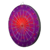 Brandende Galaxy Fractal Dart Board Dartbord (Voorkant Rechts)