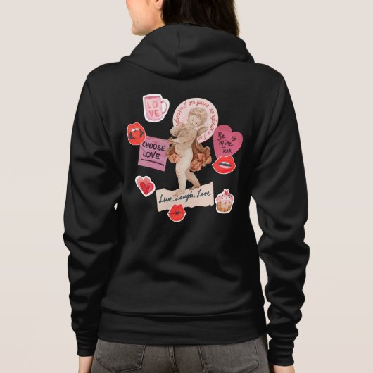 Brandende geheimen hoodie (Achterkant)