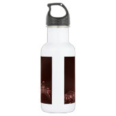 Brandende gitaar waterfles  (Achterkant)