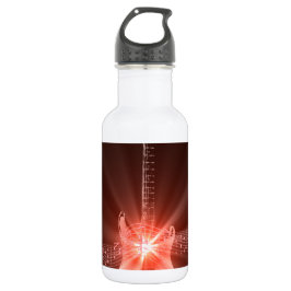 Brandende gitaar waterfles 