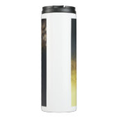 Brandende glazen thermische trommel thermosbeker (Achterkant)