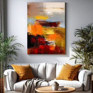 Brandende Horizon Canvas Afdruk