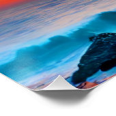 Brandende Horizon Perfect Poster (Hoek)