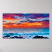 Brandende Horizon Poster (Voorkant)