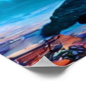 Brandende Horizon Poster (Hoek)
