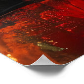 Brandende Horizon Poster (Hoek)