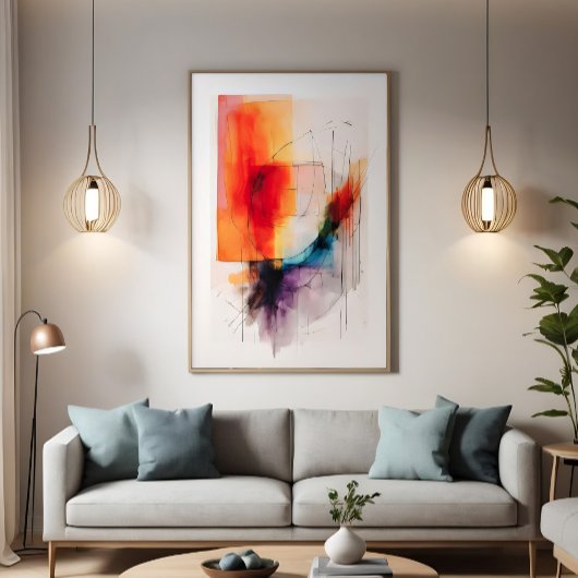 Brandende Horizonten Canvas Afdruk