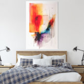 Brandende Horizonten Canvas Afdruk (Insitu (Slaapkamer))