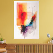 Brandende Horizonten Canvas Afdruk (Insitu (Woonkamer))