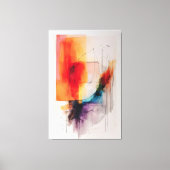 Brandende Horizonten Canvas Afdruk (Voorkant)