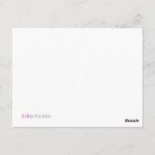 brandende kaarsen briefkaart (Achterkant)