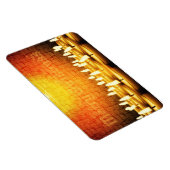 Brandende kaarsen - Vrolijk Kerstfeest Magneet (Rechterzijde)