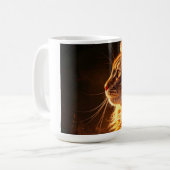 Brandende kat mok (Voorkant links)