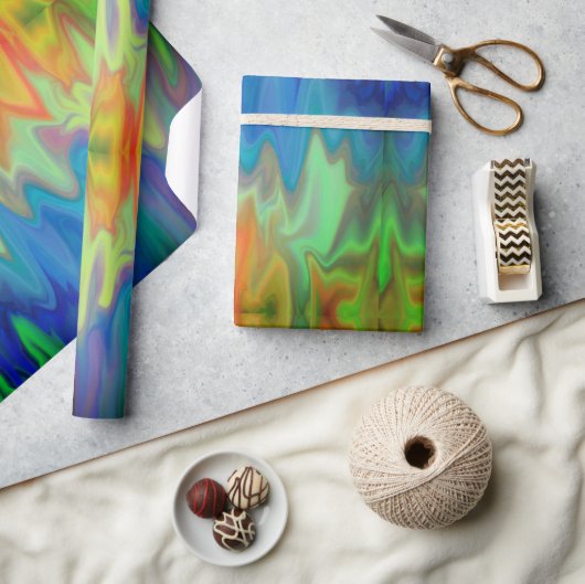 Brandende Kleuren Cadeaupapier (Crafts)