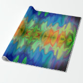 Brandende Kleuren Cadeaupapier (Uitgerold)
