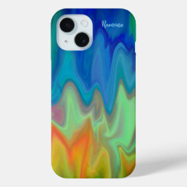 Brandende Kleuren iPhone 15 Case