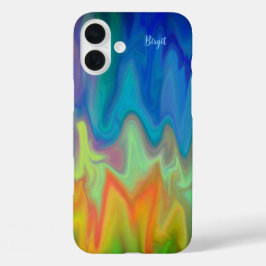 Brandende Kleuren iPhone 16 Plus Hoesje