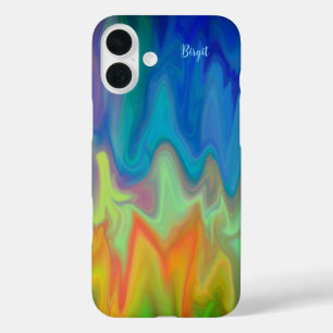 Brandende Kleuren iPhone 16 Plus Hoesje