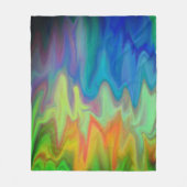 Brandende Kleuren Fleece Deken (Voorkant)