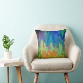 Brandende Kleuren Kussen