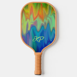 Brandende Kleuren Pickleball Paddle