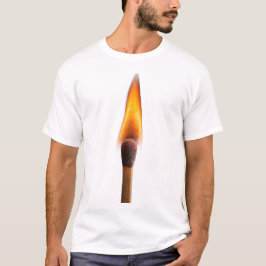 Brandende Lucifer Vlam Kunst – Vuur Vonk Donkere E T-shirt