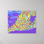 Brandende monnik canvas afdruk (Voorkant)