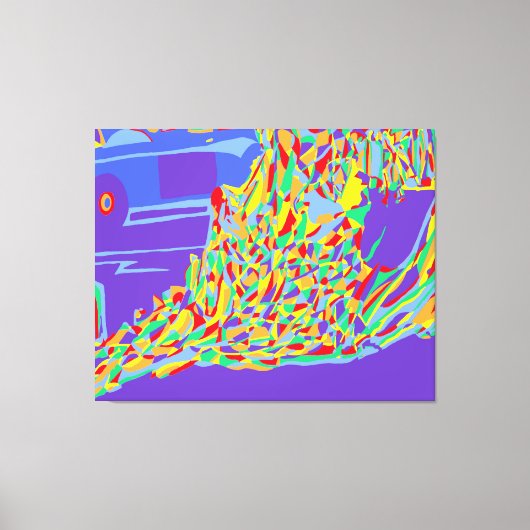 Brandende monnik canvas afdruk (Voorkant)