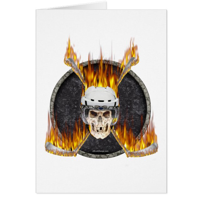 Brandende ockey-sticks (Voorkant)