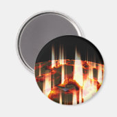 brandende planeet magneet (Voorkant / Achterkant)