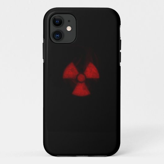 brandende radioactieve stralingenkast Case-Mate iPhone case (Achterkant)