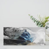 Brandende salie roken metafysische gift certificaa kaart (Staand voorkant)