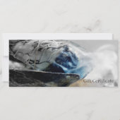 Brandende salie roken metafysische gift certificaa kaart (Voorkant)