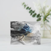 Brandende salie roken metafysische huis verwarmen kaart (Staand voorkant)