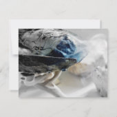 Brandende salie roken metafysische huis verwarmen kaart (Achterkant)